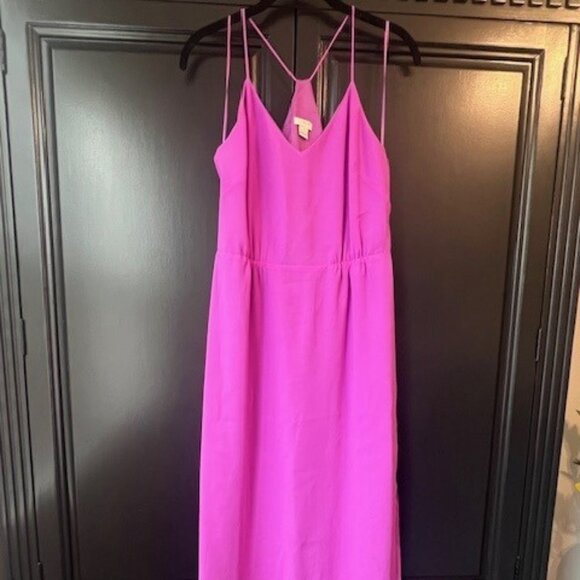 J. Crew - Long Racer Back Dress -  Size 6 - Picture 2 of 4